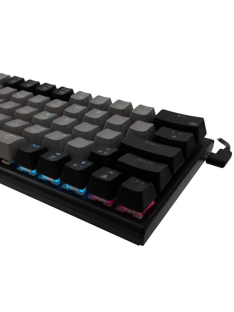 White Shark GK-002711 Wakizashi Grey-Black US Red Switches