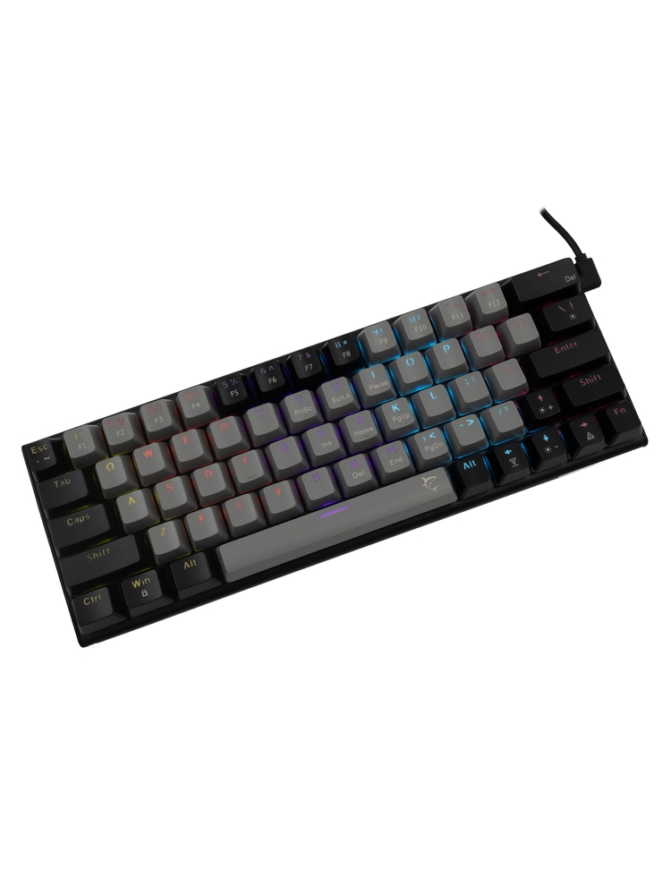 White Shark GK-002711 Wakizashi Grey-Black US Red Switches