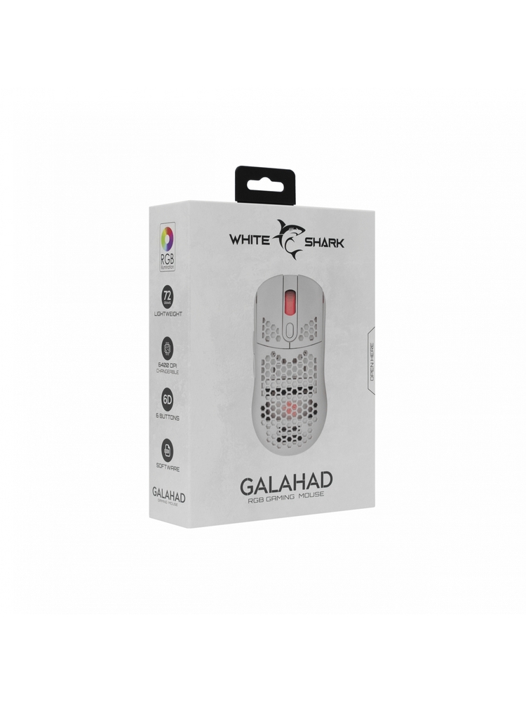 White Shark GM-5007 GALAHAD-W Gaming Mouse  White