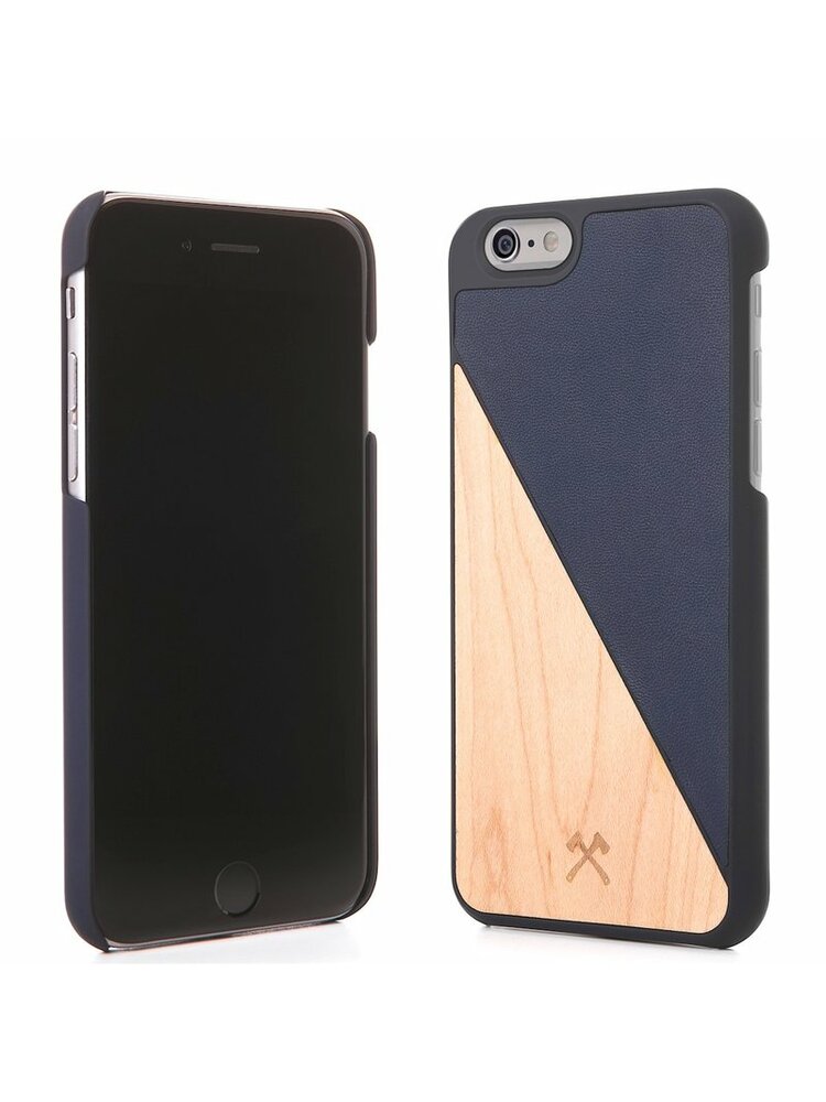 Woodcessories EcoSplit  iPhone 6(s) Maple/blue eco231