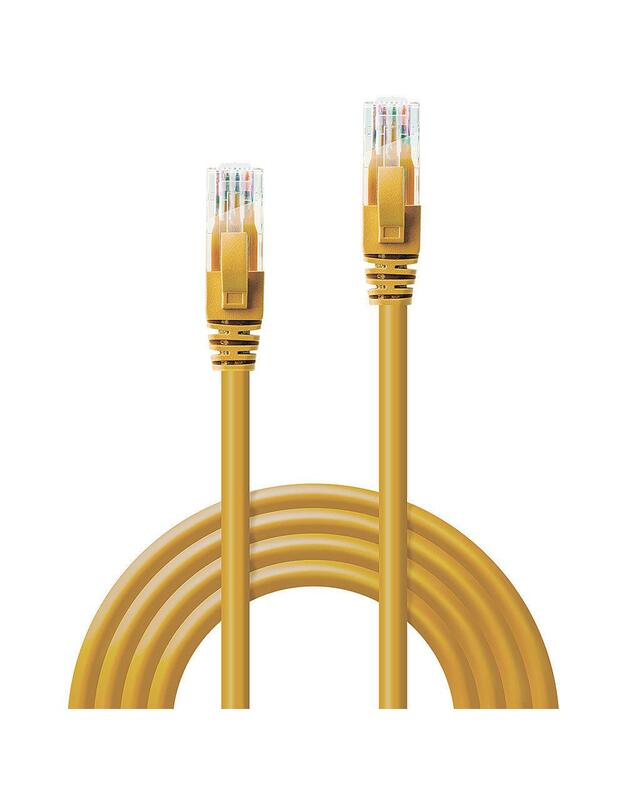 CABLE CAT6 U/UTP 1M/YELLOW 48062 LINDY