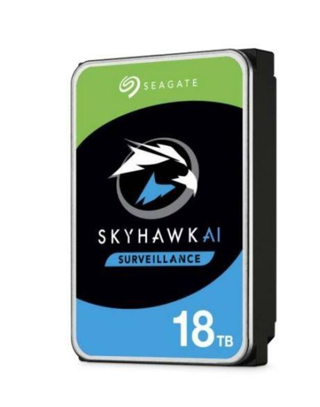 HDD|SEAGATE|SkyHawk|18TB|SATA 3.0|256 MB|7200 rpm|3,5"|ST18000VE002