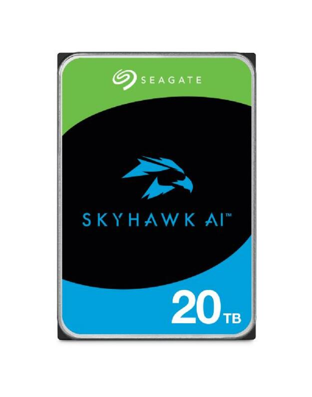 HDD|SEAGATE|SkyHawk AI|20TB|SATA 3.0|256 MB|7200 rpm|Discs/Heads 10/20|3,5"|ST20000VE002