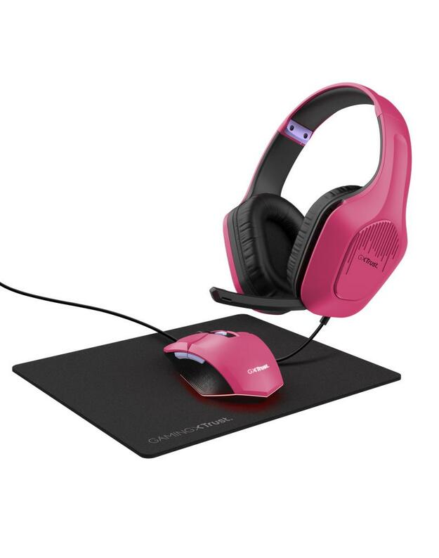 HEADSET +MOUSE+MOUSEPAD/GXT 790 PINK 25179 TRUST