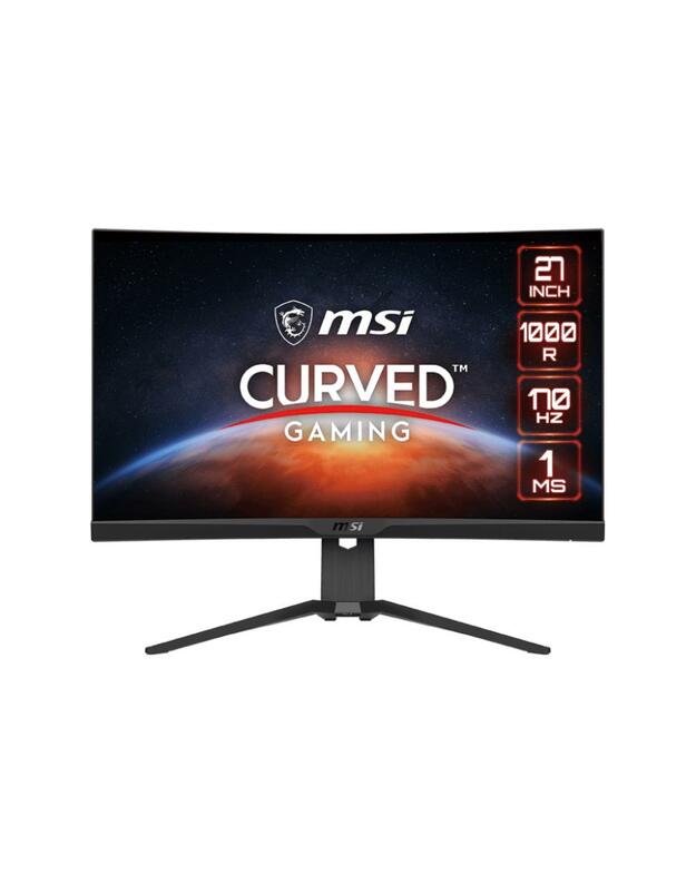 LCD Monitor|MSI|G322CQP|27"|Gaming/Curved|Panel VA|2560x1440|16:9|170Hz|Matte|1 ms|Height adjustable|Tilt|Colour Black|G272CQP
