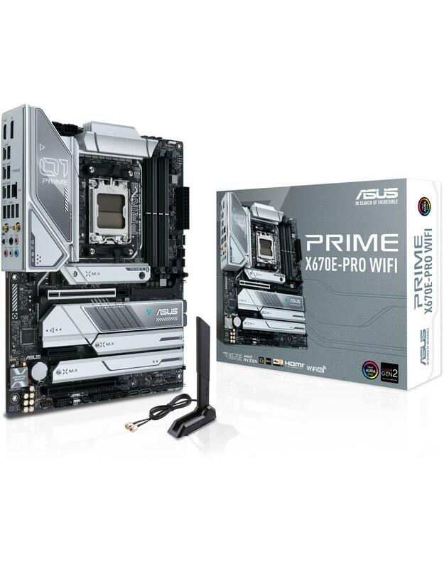 Mainboard|ASUS|AMD X670|SAM5|ATX|Memory DDR5|Memory slots 4|1xPCI-Express 4.0 4x	|1xPCI-Express 4.0 16x|1xPCI-Express 5.0 16x|4xM.2|1xHDMI|1xDisplayPort|7xUSB 3.2|3xUSB-C|1xRJ45|5xAudio port|PRIMEX670E-PROWIFI