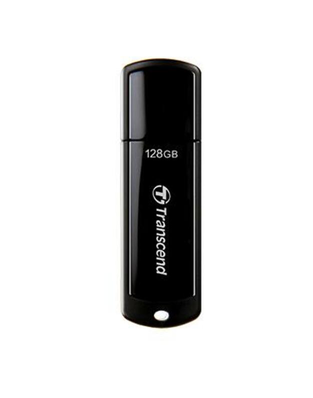 MEMORY DRIVE FLASH USB3 128GB/BLACK TS128GJF700 TRANSCEND