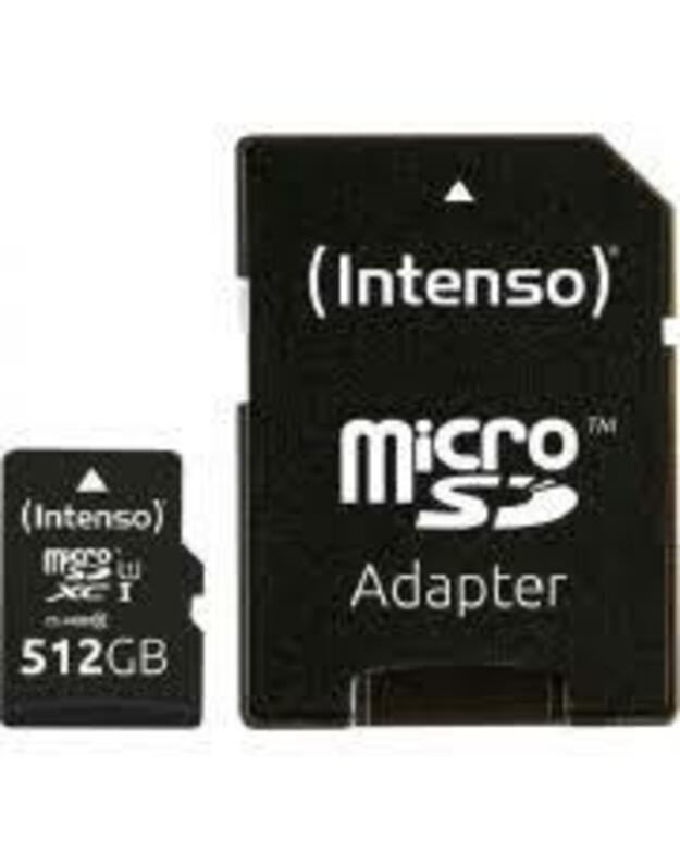 MEMORY MICRO SDXC 512GB UHS-I/W/ADAPTER 3423493 INTENSO