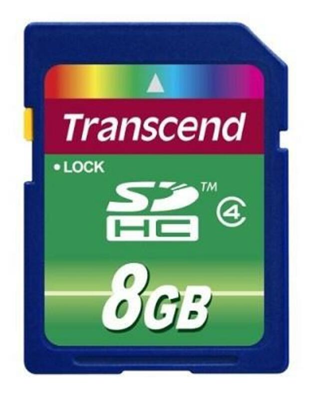 MEMORY SDHC 8GB/CLASS4 TS8GSDHC4 TRANSCEND