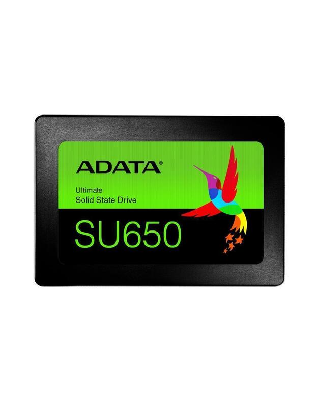 SSD|ADATA|SU650|1TB|SATA 3.0|Write speed 450 MBytes/sec|Read speed 520 MBytes/sec|2,5"|TBW 600 TB|MTBF 2000000 hours|ASU650SS-1TT-R