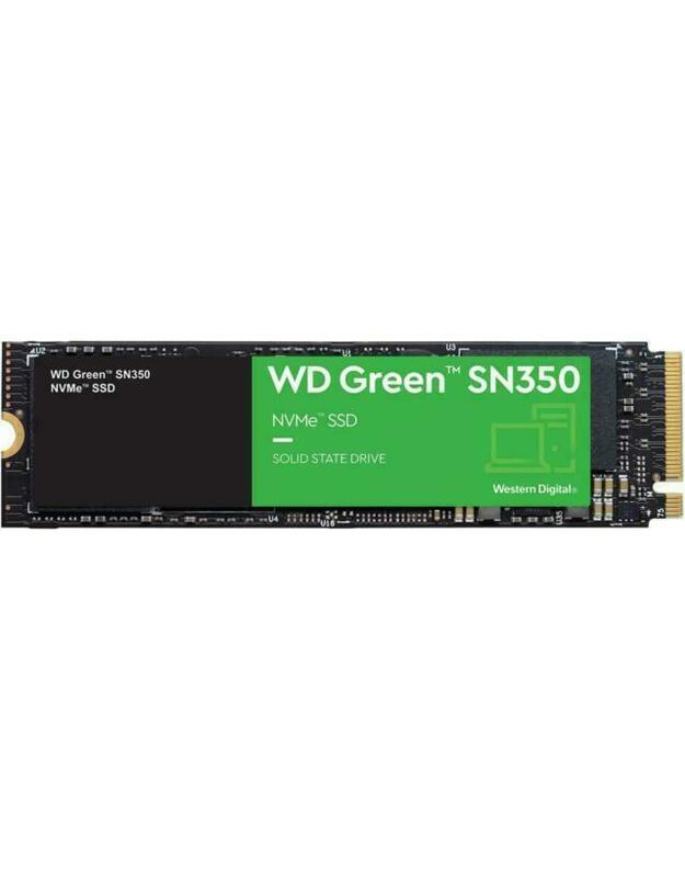 SSD|WESTERN DIGITAL|Green SN350|480GB|M.2|PCIE|NVMe|TLC|Write speed 1650 MBytes/sec|Read speed 2400 MBytes/sec|WDS480G2G0C