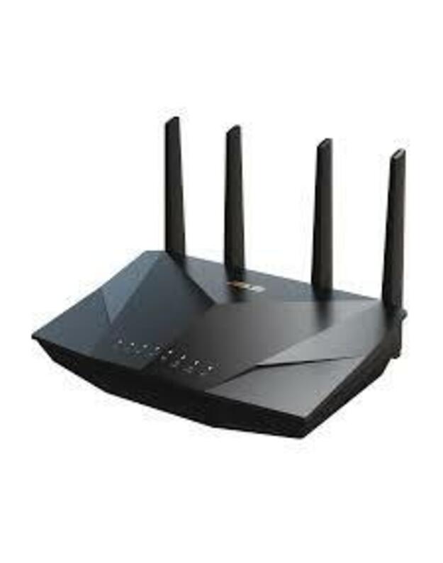 Wireless Router|ASUS|Wireless Router|5400 Mbps|Wi-Fi 5|Wi-Fi 6|IEEE 802.11a|IEEE 802.11b|IEEE 802.11g|IEEE 802.11n|USB 3.2|4x10/100/1000M|LAN \ WAN ports 1|Number of antennas 4|RT-AX5400