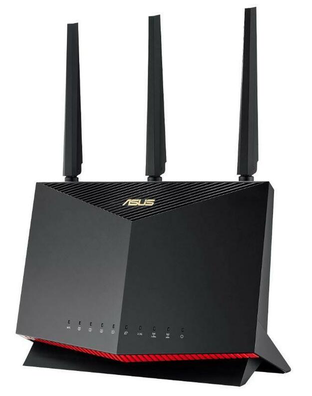 Wireless Router|ASUS|Wireless Router|5700 Mbps|Mesh|Wi-Fi 5|Wi-Fi 6|IEEE 802.11a|IEEE 802.11b|IEEE 802.11g|IEEE 802.11n|USB 3.2|1 WAN|4x10/100/1000M|Number of antennas 3|RT-AX86UPRO