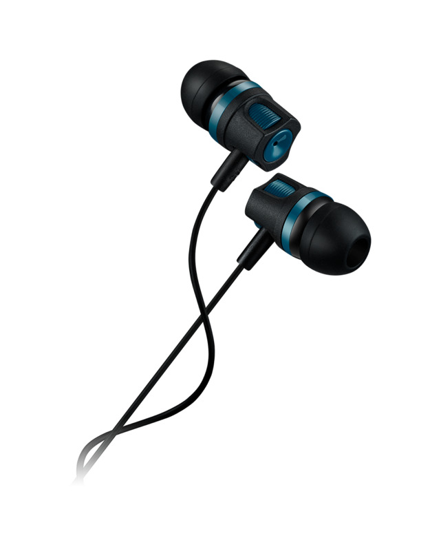 CANYON EP-3, Stereo earphones with microphone, Green, cable length 1.2m, 21.5*12mm, 0.011kg