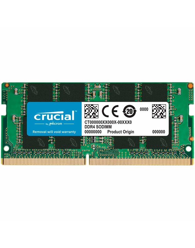 Crucial 8GB DDR4-3200 SODIMM CL22 (8Gbit/16Gbit), EAN: 649528903525