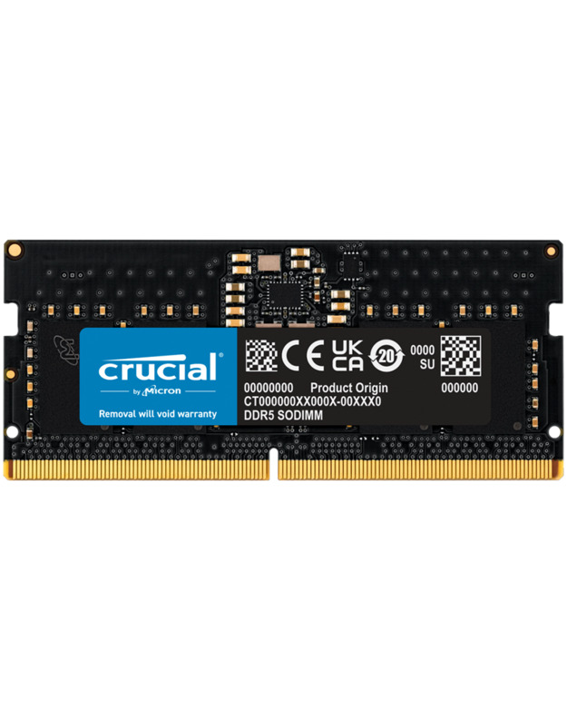 Crucial 8GB DDR5-4800 SODIMM CL40 (16Gbit), EAN: 649528906519