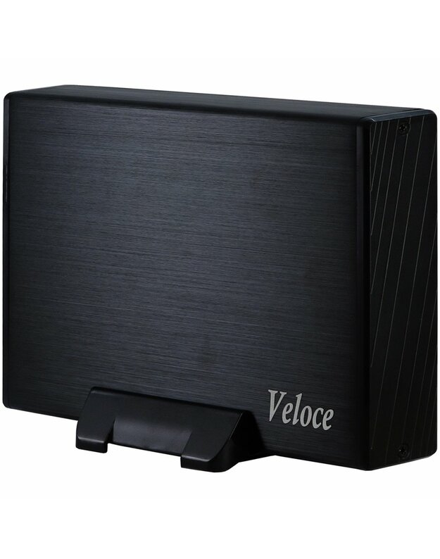 Drive Cabinet INTER-TECH Veloce (3.5" HDD, SATA/SATA II, USB3.0) Black