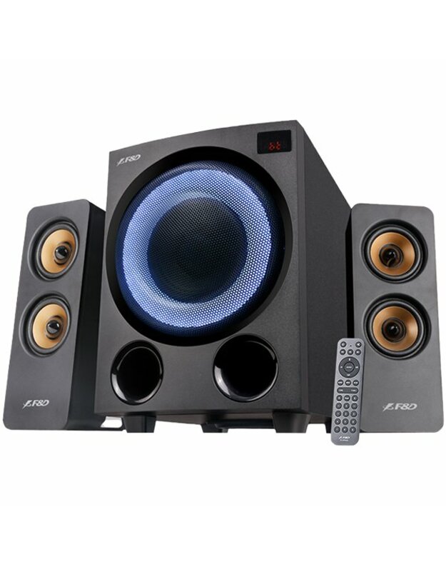 F&D F770X 2.1 Multimedia Speakers, 76W RMS, 4x2.5
