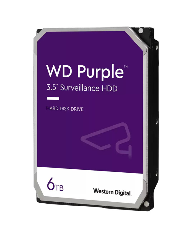 HDD Video Surveillance WD Purple 6TB CMR, 3.5
