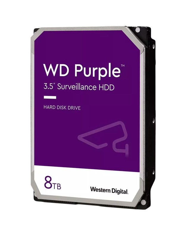 HDD Video Surveillance WD Purple 8TB CMR, 3.5