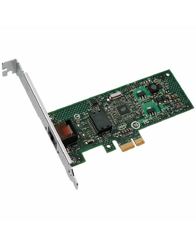 Intel Gigabit CT Desktop Adapter, 1GB CT port, Ethernet, 10/100/1000Base-T, PCI-E v1.1x2.5  (Low Profile and Full Height brackets included)