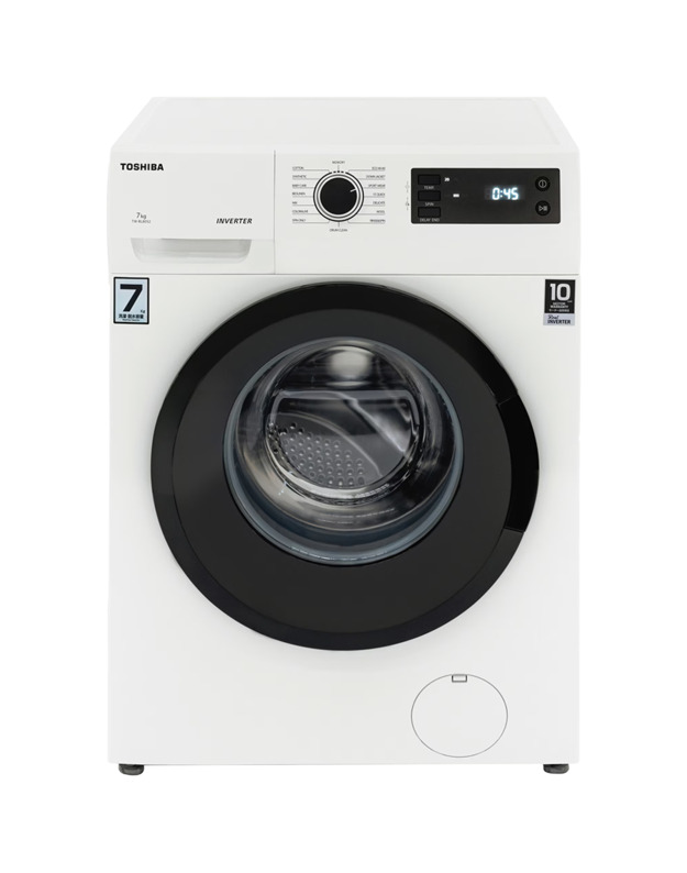Loading capacity - 7kgSpining capacity - 7kgMaximum spining speed - 1200 RPMLED Display Display Colour - WhiteDoor lock - PTC LockMotor type - Real INVERTER™Plug in type - Euro PlugPlug in cable lenghth - 1,5mWater Inlet Hose Length - 1 m