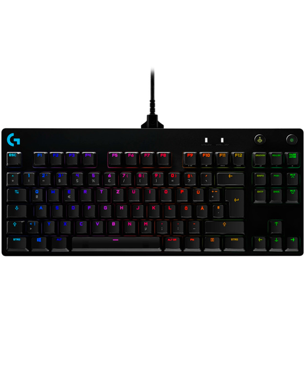 LOGITECH G PRO TKL Corded Mechanical Gaming Keyboard - BLACK - US INT