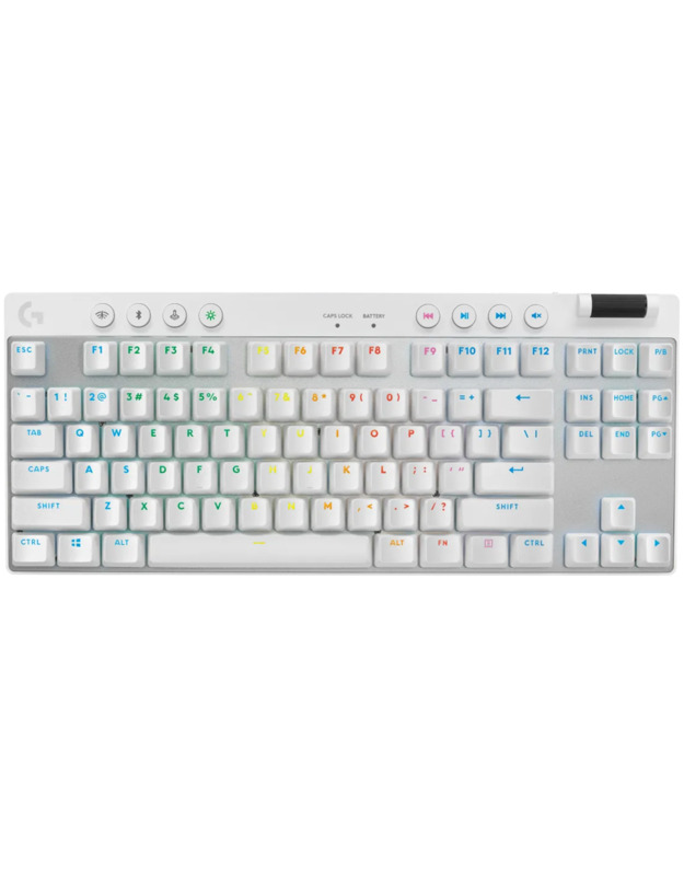 LOGITECH G PRO X TKL LIGHTSPEED Mechanical Gaming Keyboard - WHITE - US INT