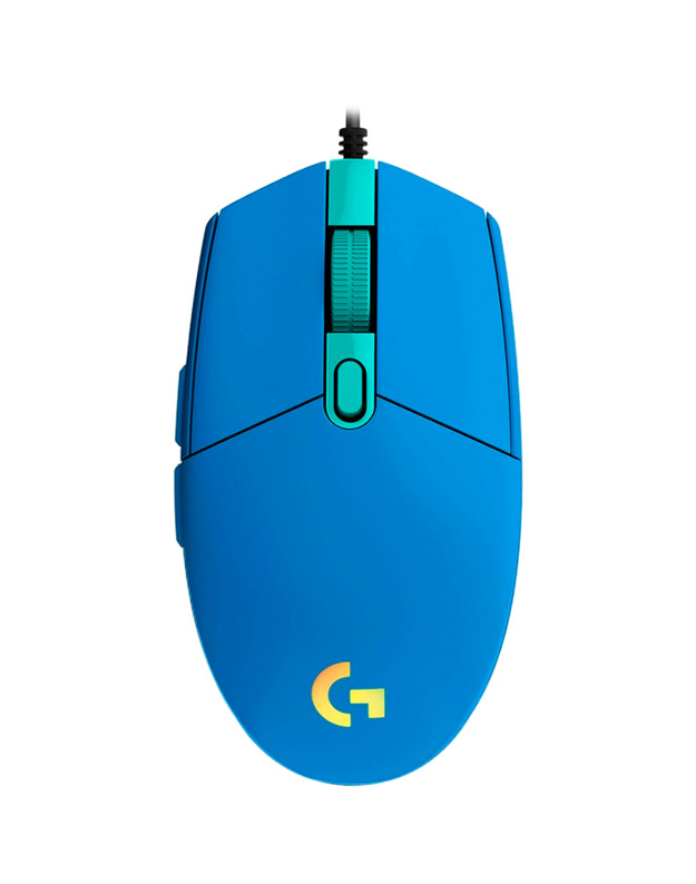 LOGITECH G102 LIGHTSYNC Corded Gaming Mouse - BLUE - USB - EER