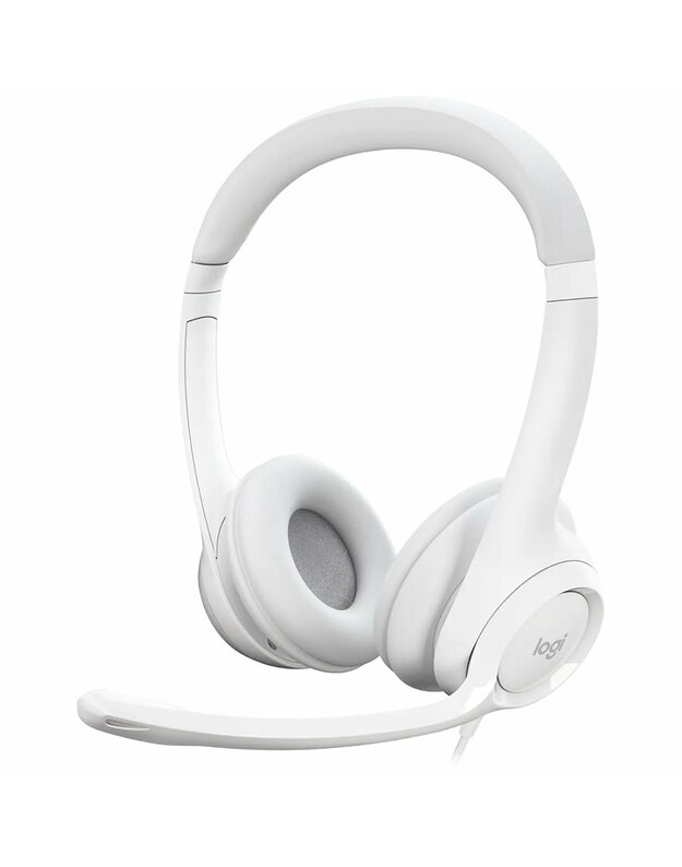 LOGITECH H390 Corded Headset - OFFWHITE - USB