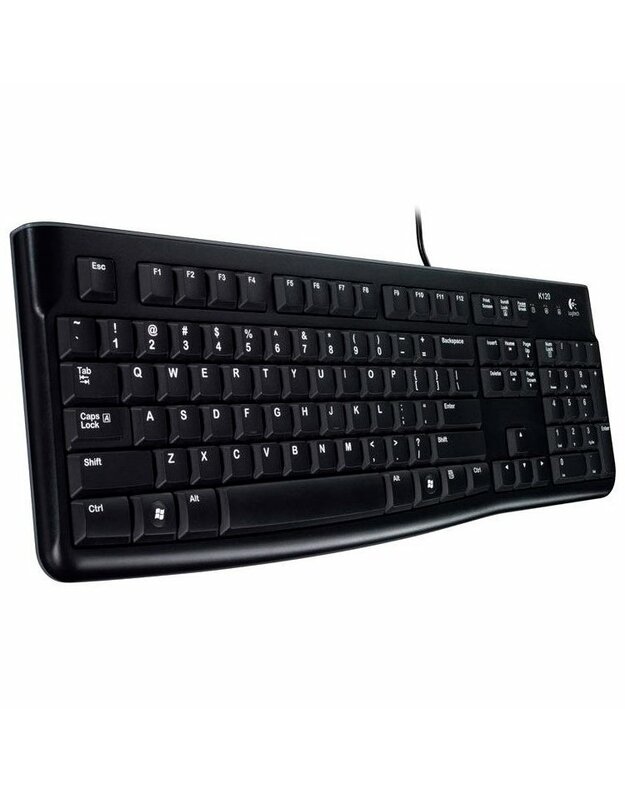 LOGITECH MK120 Corded Combo - BLACK - USB - NORDIC