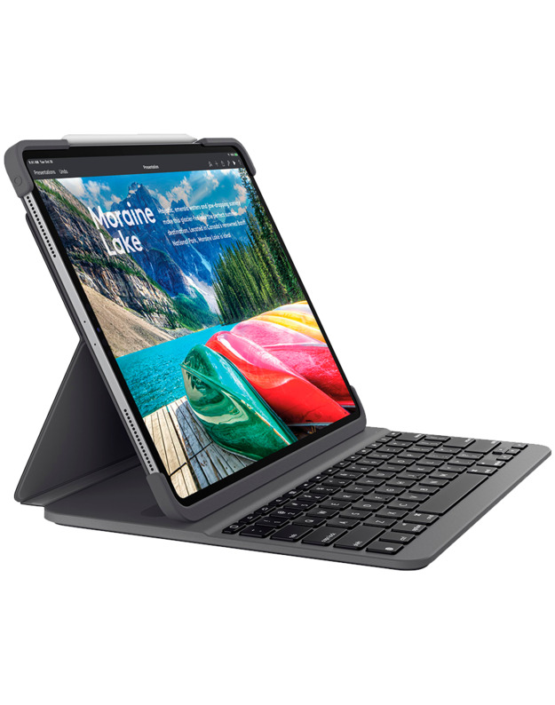 LOGITECH Slim Folio Pro for iPad Pro 12.9-inch (3rd and 4th gen) - GRAPHITE - NORDIC
