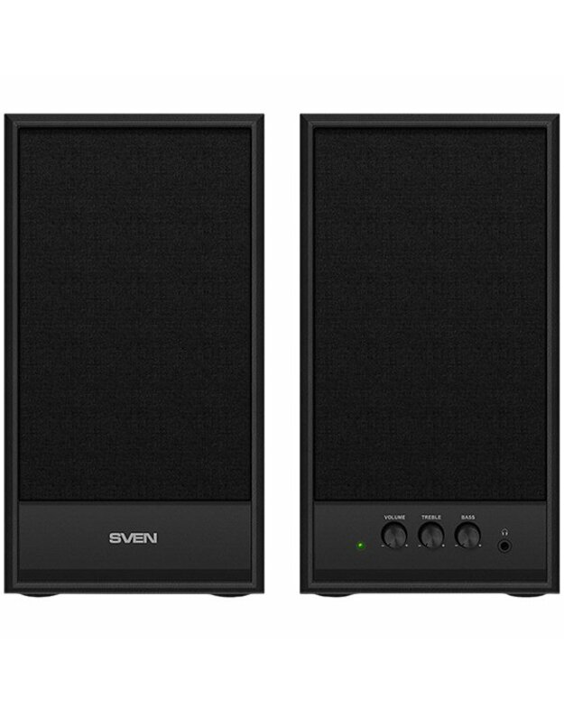 Multimedia - Speaker SVEN SPS-702 (Stereo, 40W, 40Hz-22Hz, Black Leather)
