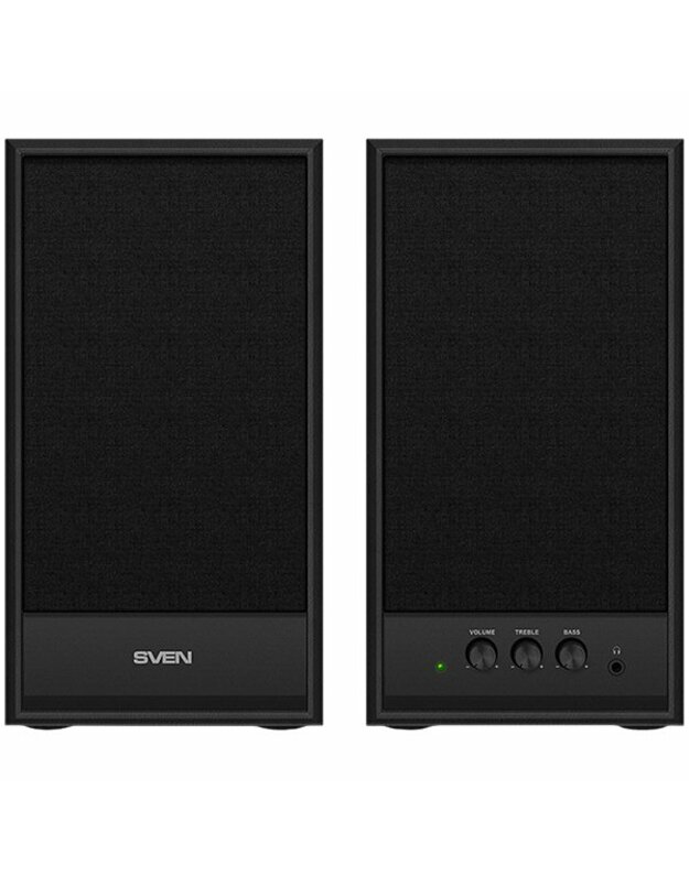 Multimedia - Speaker SVEN SPS-702 (Stereo, 40W, 40Hz-22Hz, Black Leather)