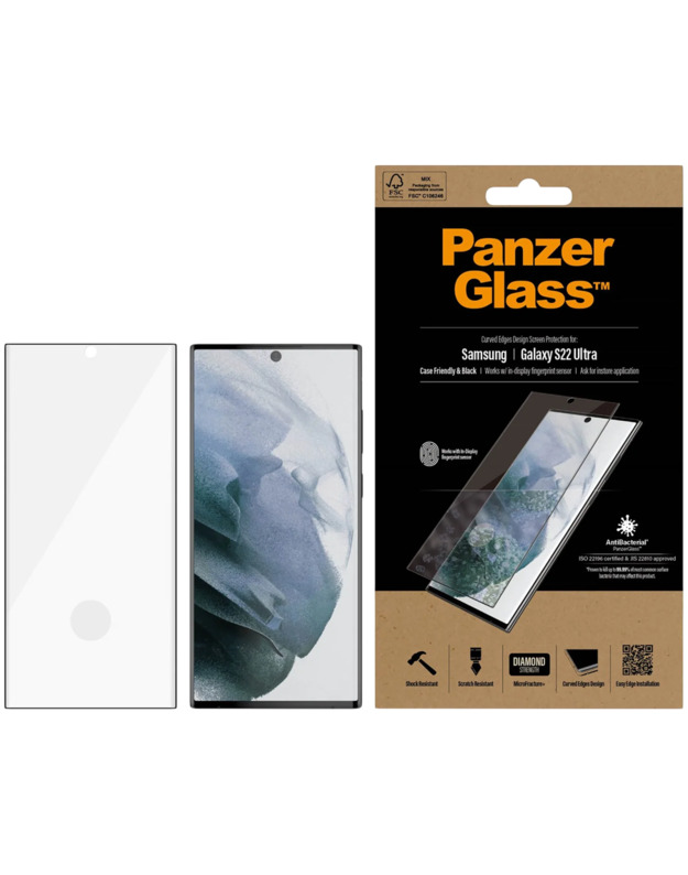 PanzerGlass UltraForce1 Samsung Galaxy S22 Ultra | Screen Protector