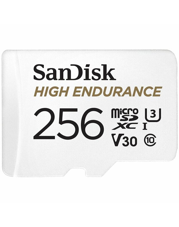 SanDisk MAX ENDURANCE microSDXC 256GB + SD Adapter 120,000 Hours, EAN: 619659178543
