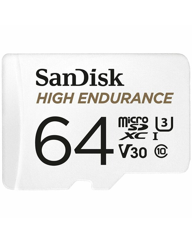 SanDisk MAX ENDURANCE microSDXC 64GB + SD Adapter 30,000 Hours, EAN: 619659178505