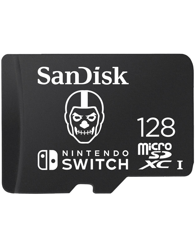 SanDisk Nintendo MicroSD UHS I Card - Fortnite Edition, Skull Trooper, 128GB, EAN: 619659199739