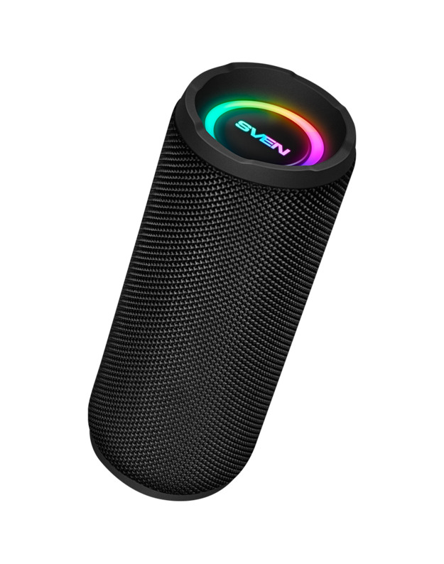 Speaker SVEN PS-160, black (12W, TWS, Bluetooth, FM, USB, microSD, 1200mA*h)