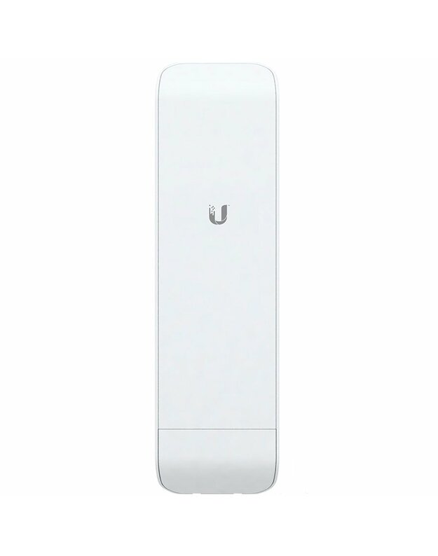 Ubiquiti NanoStation NSM5, 5 GHz, 150+ Mbps, range 15+ km, 16.1 dBi, Pole Mounting kit included, Power method - Passive Power over Ethernet,airMAX,EU
