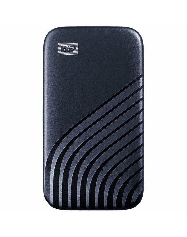 WD 1TB My Passport SSD - Portable SSD, up to 1050MB/s Read and 1000MB/s Write Speeds, USB 3.2 Gen 2 - Midnight Blue, EAN: 619659183967