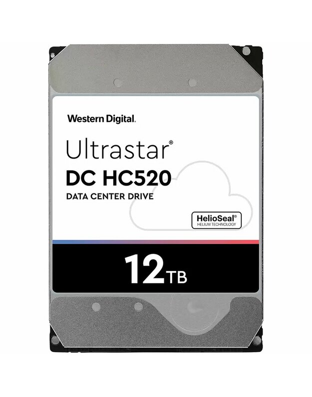 Western Digital Ultrastar DC HDD Server HE12 (3.5’’, 12TB, 256MB, 7200 RPM, SATA 6Gb/s, 512E SE) SKU: 0F30146