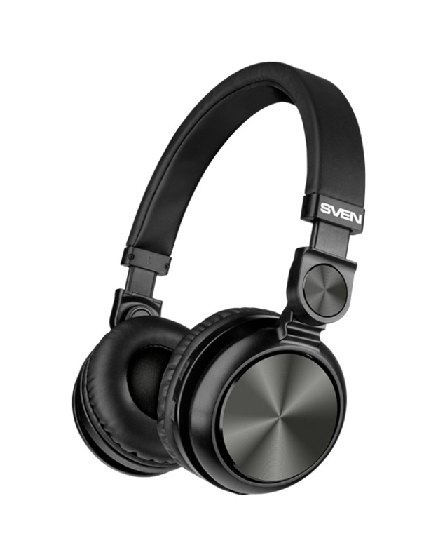 Wireless stereo headphones with microphone SVEN AP-B650MV, black; SV-019310