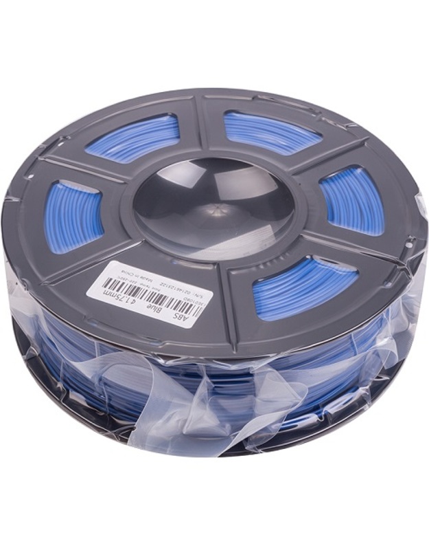 3D spausdinimo plastikas ABS, 1.75mm, 1kg, mėlynas