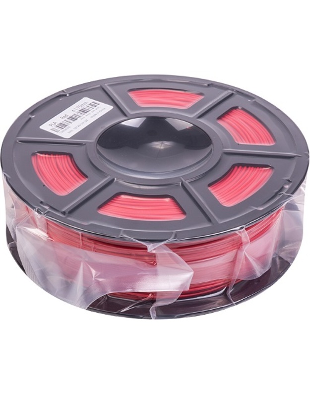 3D spausdinimo plastikas PLA, 1.75mm, 1kg, raudonas