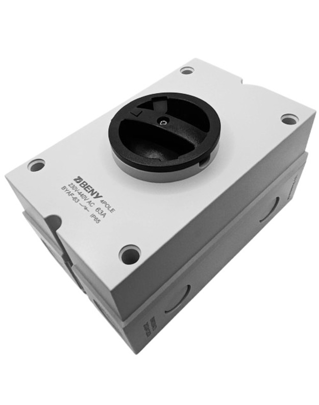 AC jungiklis 4P, 63A, 230VAC, IP65