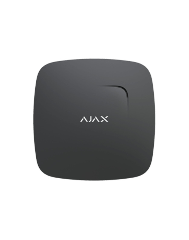 Ajax FireProtect Plus dūmų detektorius su temperatūros jutikliu (juodas)