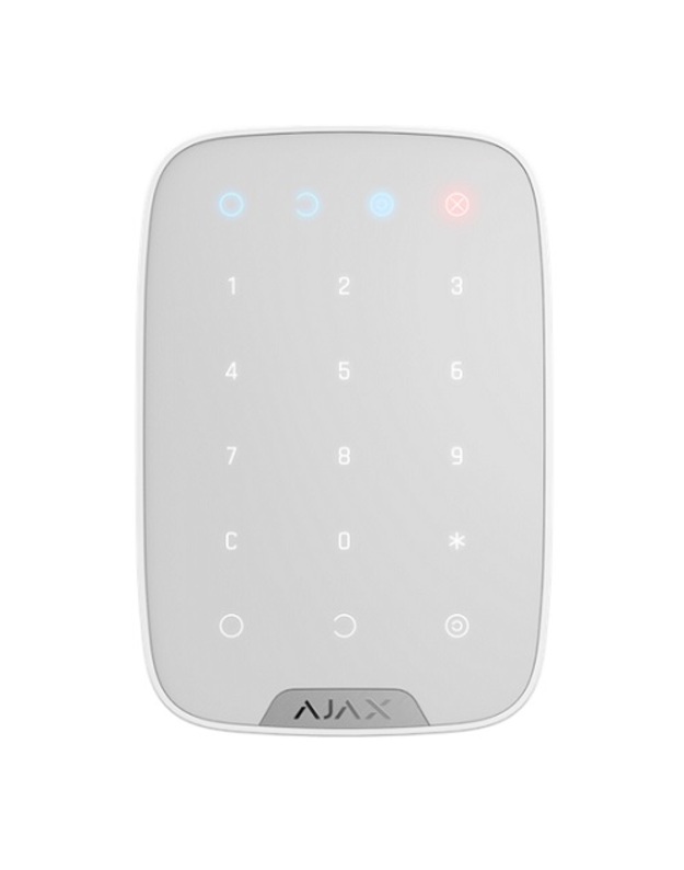AJAX KeyPad Plus belaidė valdymo klaviatūra (balta)