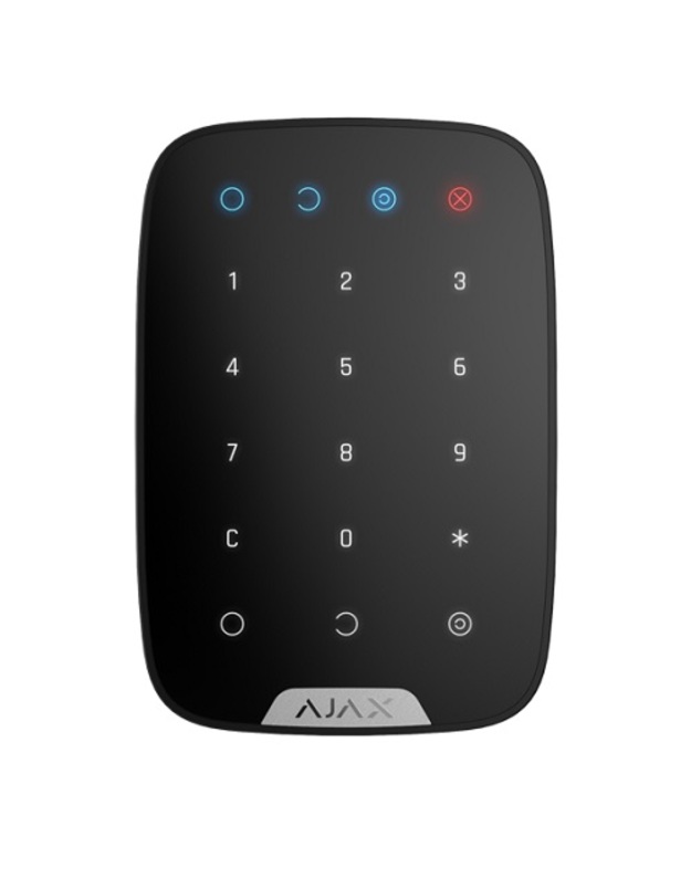 AJAX KeyPad Plus belaidė valdymo klaviatūra (juoda)