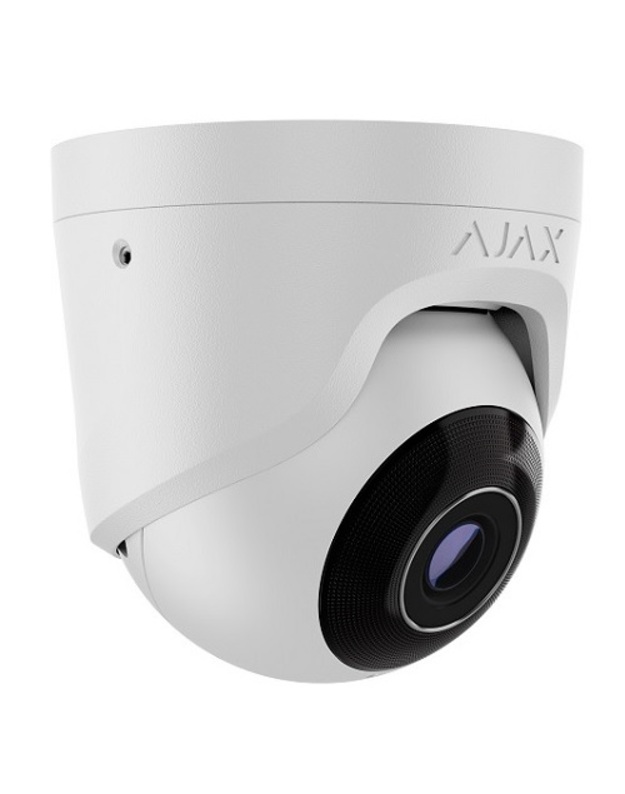 AJAX TurretCam IP kamera, 8MP, 2.8mm (balta)